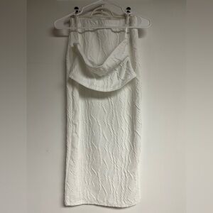 SHEIN White Textured Ensemble